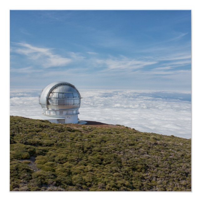 Póster Observatório La Palma (Frente)