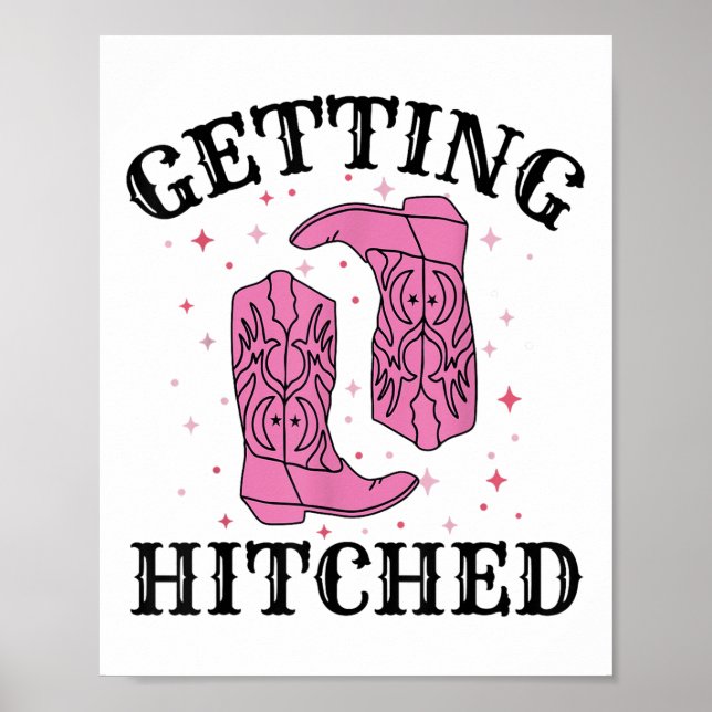 Poster Obtendo Bachelorette P de Casamento de Noiva Ating (Frente)