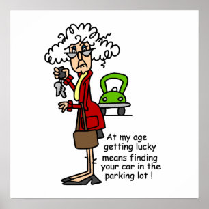 Poster Obtendo o humor afortunado