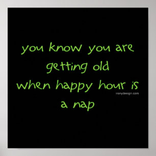 Póster Obtendo o humor velho