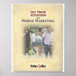Póster Obtenha atenção