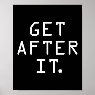 Poster Obter Depois Dela Disciplina Motivacional