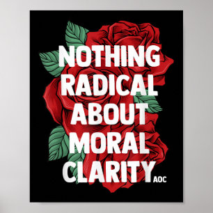 Poster Ocasio Cortez Cita Dizendo Slogan Aoc Liberal Gift