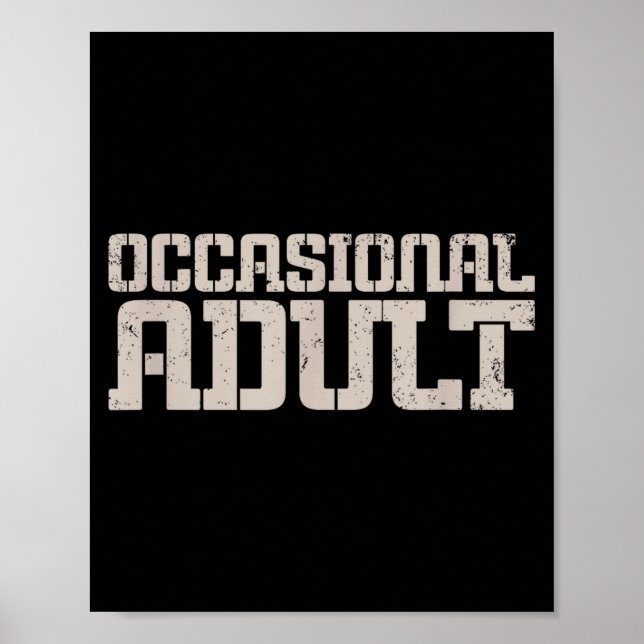 Poster Occasional Adult  (Frente)