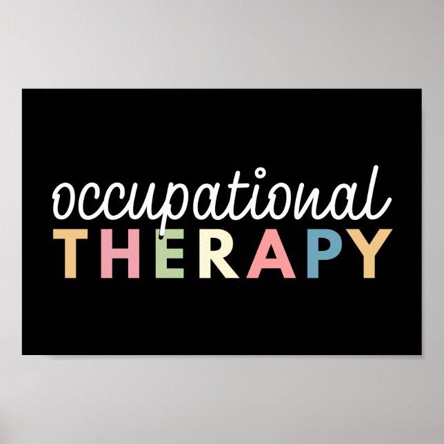 Poster Occupational Therapy COTA Therapist (Frente)
