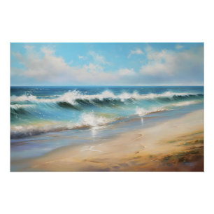 Póster Ocean Beach Wave - Arte Tidal