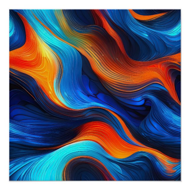 Póster Ocean Lava "Oceanforge" (Frente)