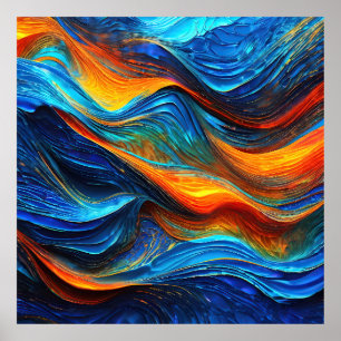 Poster Ocean Lava "Pyroquatic"
