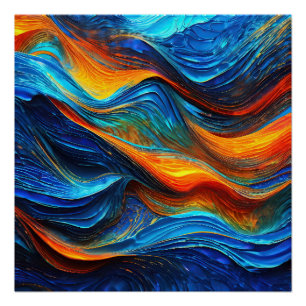 Póster Ocean Lava "Pyroquatic"