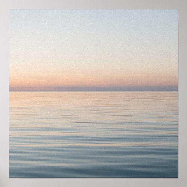 Poster Ocean Serenity at Sunset (Frente)