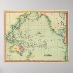 Póster Oceana Ou Oceano Pacífico