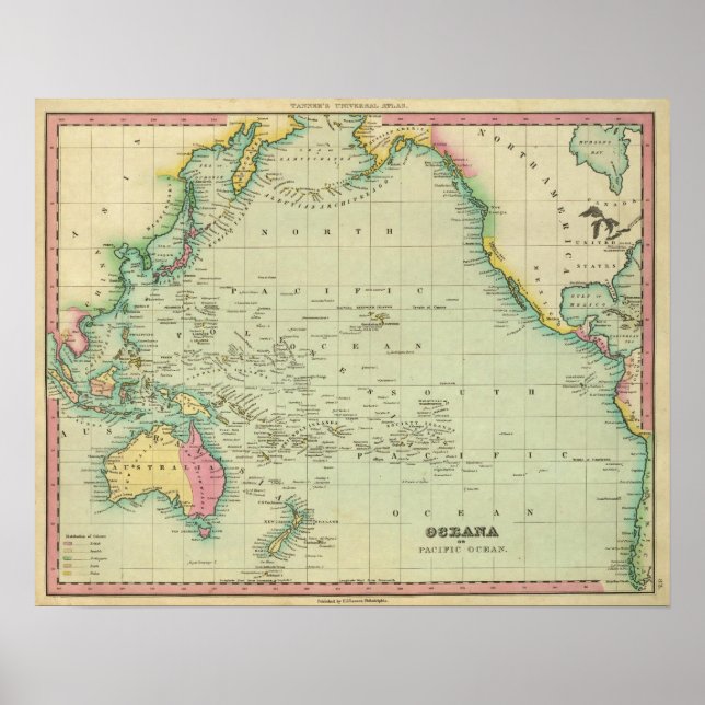 Póster Oceana Ou Oceano Pacífico (Frente)