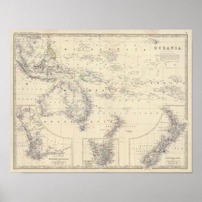 Póster Oceânia (Frente)