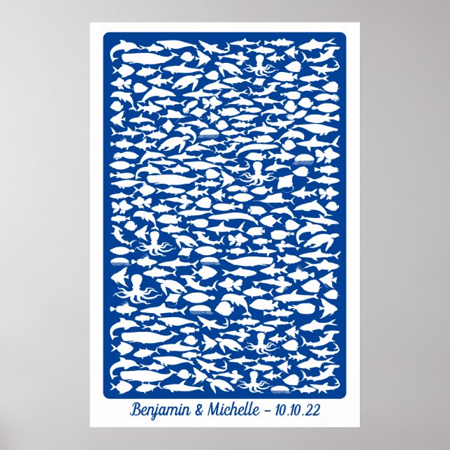 Poster Oceano - Alternativo do Livro de Convidados de 250 (Frente)