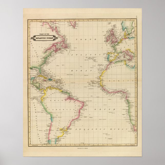 Póster Oceano Atlântico (Frente)