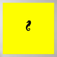 Oceano Brilho_Negro-em-Amarelo Cavalo-Marinho