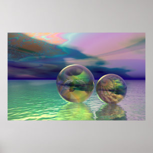 Póster Oceano calmo