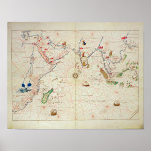 Póster Oceano Índico