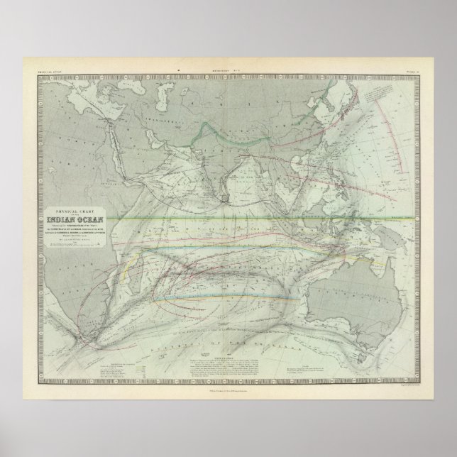 Póster Oceano Índico 2 (Frente)