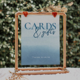 Poster Oceano Moderno`Cartões e Presentes de Chá de frald