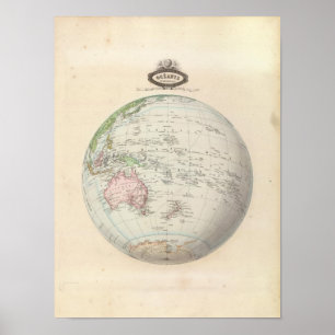 Póster Oceano Pacífico 3