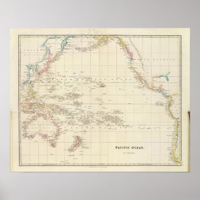 Póster Oceano Pacífico 3 (Frente)