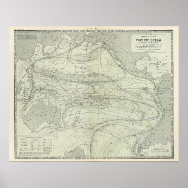 Póster Oceano Pacífico 4 (Frente)