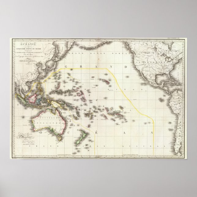 Poster Oceano Pacífico 5 (Frente)