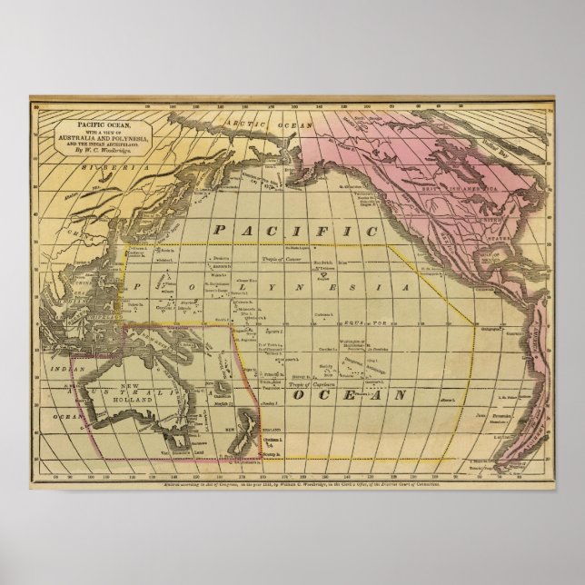 Póster Oceano Pacífico 8 (Frente)