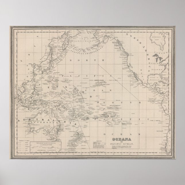 Póster Oceano Pacífico 9 (Frente)