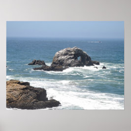 Poster Oceano Pacífico, São Francisco, CA