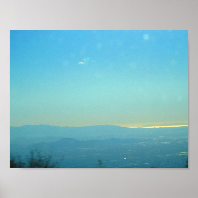 Póster Oceano Vista do Extremo da Estrada do Mundo (Frente)