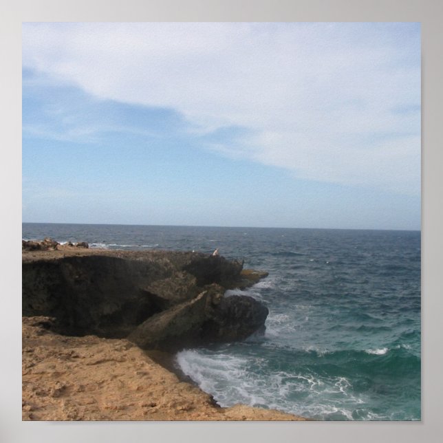 Poster Oceanos de Aruba (Frente)