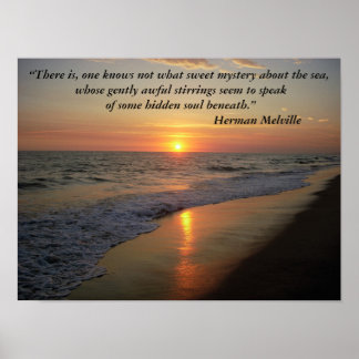 Poster Oceanside Sunset