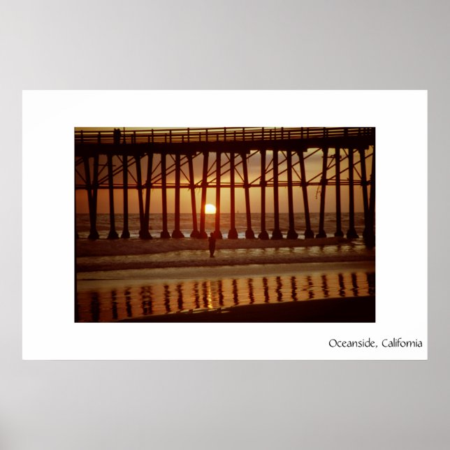 Poster Oceanside Sunset (Frente)
