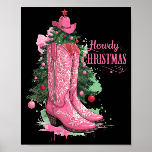 Poster Ocidental, Como vai Natal e Árvore, Nk Bota de Cow