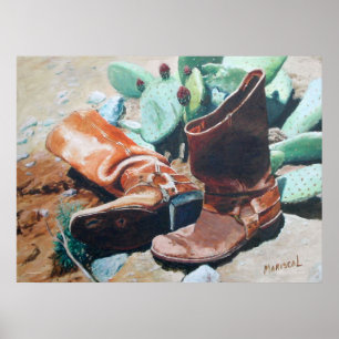 Poster ocidental da arte