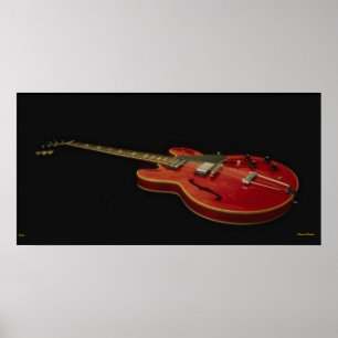 Poster ocidental da guitarra