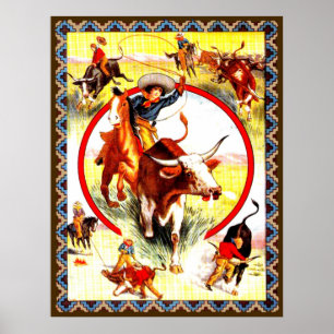 Poster ocidental da "vaqueira"