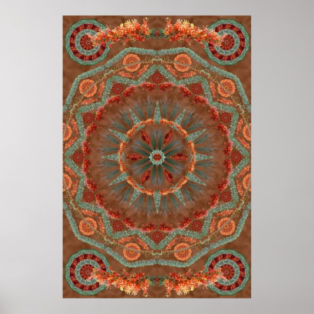 Poster Ocotillo Mandala 1 (Frente)