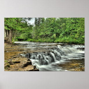 Póster Ocqueoc Falls, Michigan