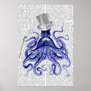 Póster Octopus Sobre Cidade