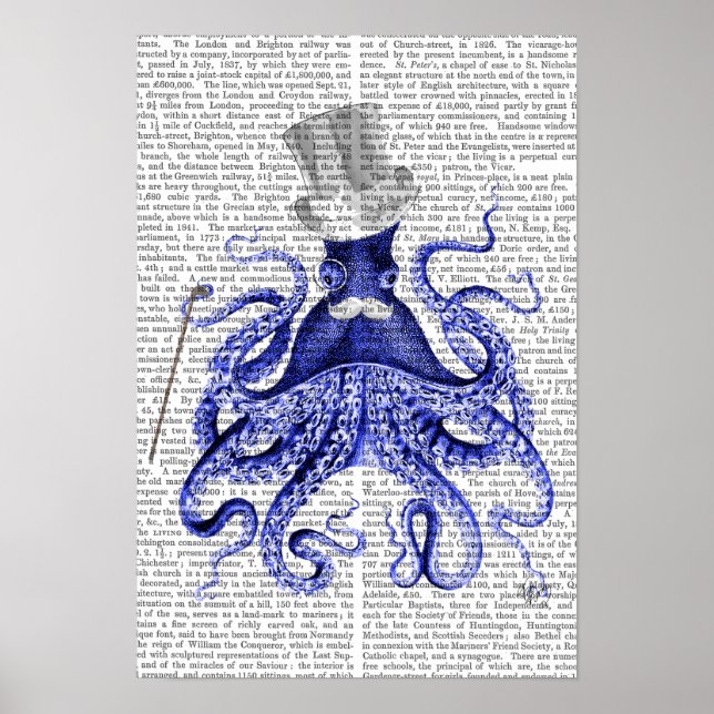 Póster Octopus Sobre Cidade (Frente)