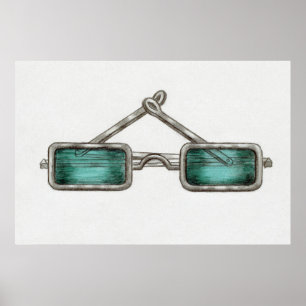 Poster Óculos com lentes verdes (c. 1936)