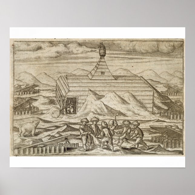 Póster Óculos de caça e esfola, fora do gabinete (Frente)