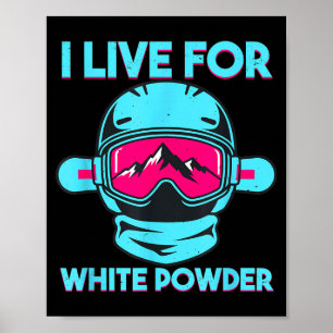 Poster Óculos de esqui retro para snowboard anos 80 90 ap
