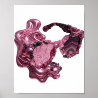 Óculos de Sol CRISTAL Rosa com Motivo Artístico