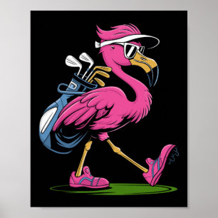 Poster Óculos de Sol de Golfe Ping Flamingo Mulher Senhor