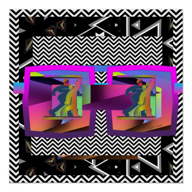 Póster Óculos misteriosos (Frente)