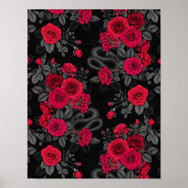 Poster Oculto nas rosas (Frente)